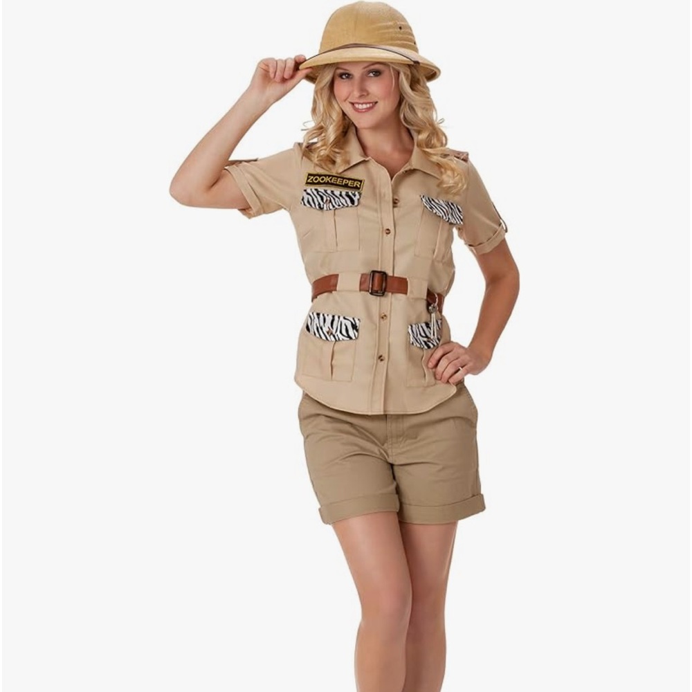 Women’s Spirit Halloween Adult Zookeeper Costume- Large
